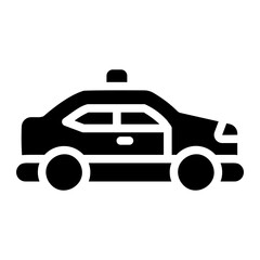 taxi Solid icon