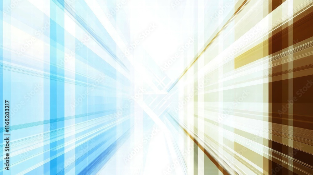 Poster Abstract image depicting dynamic lines and light, suggesting movement and energy.