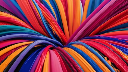 Colorful paint splatters intersect transparently with an interesting background.