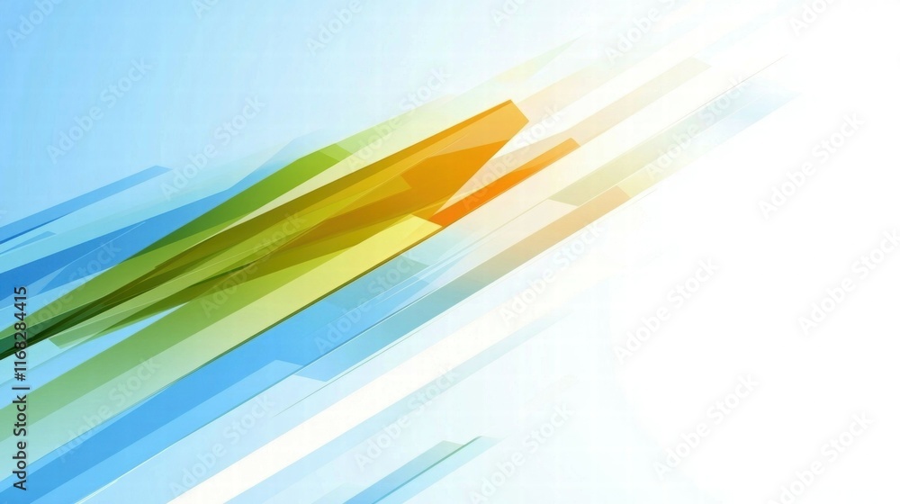 Fototapete Abstract graphic design with dynamic lines and colors, suitable for backgrounds or presentations.