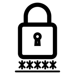 Password Line Icon