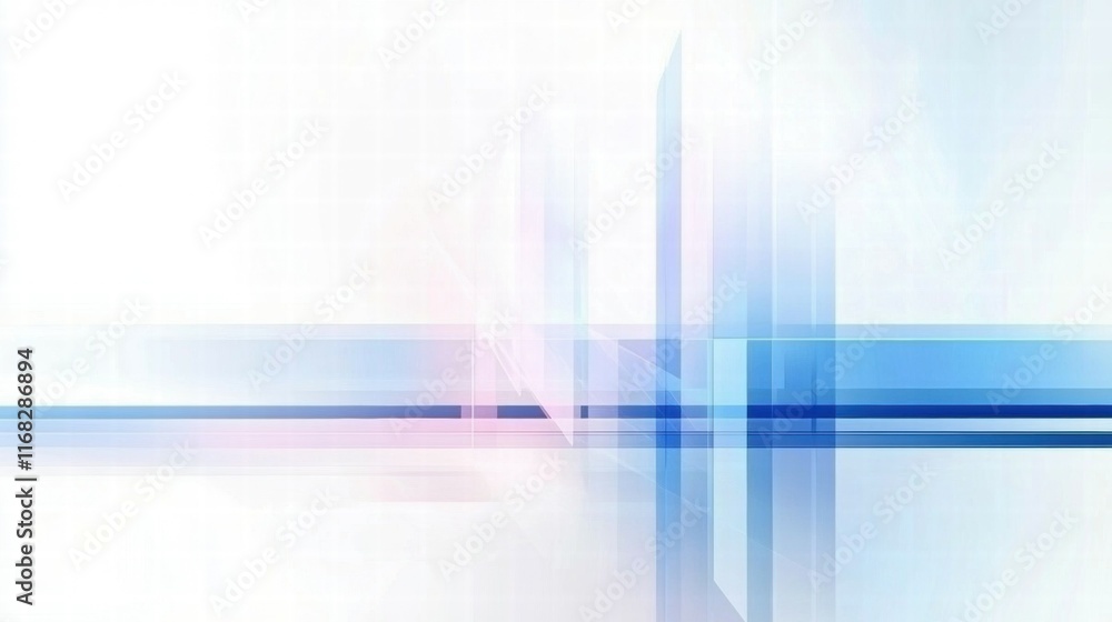 Poster abstract design with soft colors and geometric shapes, suitable for backgrounds or presentations.