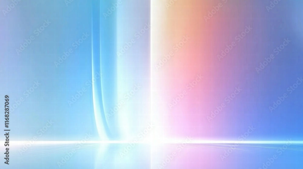 Poster A soft gradient background with light effects, suitable for digital design or presentations.