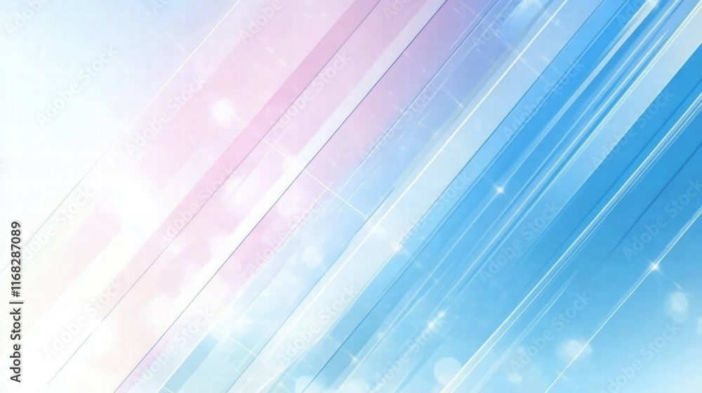 Poster A soft gradient background with diagonal lines in pastel colors, ideal for digital design.