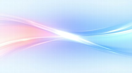 Obraz premium Abstract design featuring smooth curves in soft pink and blue hues, creating a calming effect.