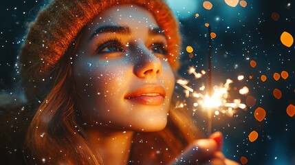 Winter Wonderland Sparkler: A Girl's Magical Night