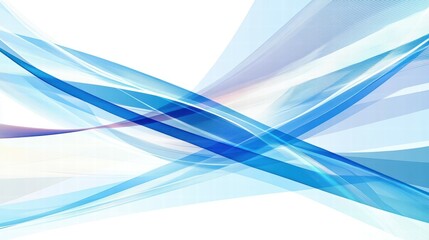 Abstract waves in blue tones create a dynamic and modern visual effect.