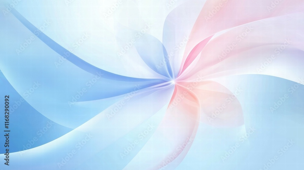 Poster a soft, abstract swirl of pastel colors creating a calming, fluid background.