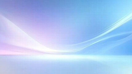 Naklejka premium A soft gradient background featuring flowing lines in pastel colors, suitable for digital design.