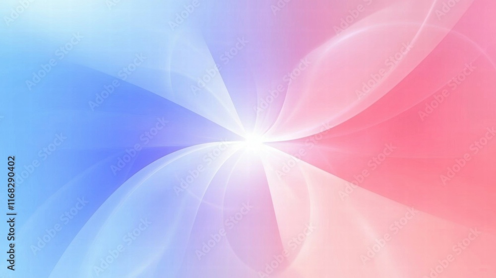 Aufkleber a soft gradient blend of blue and pink hues creating a calming, abstract background.