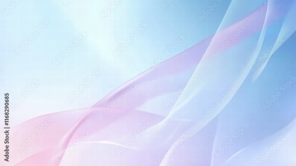 Poster a soft gradient background with flowing pastel colors, ideal for digital designs.