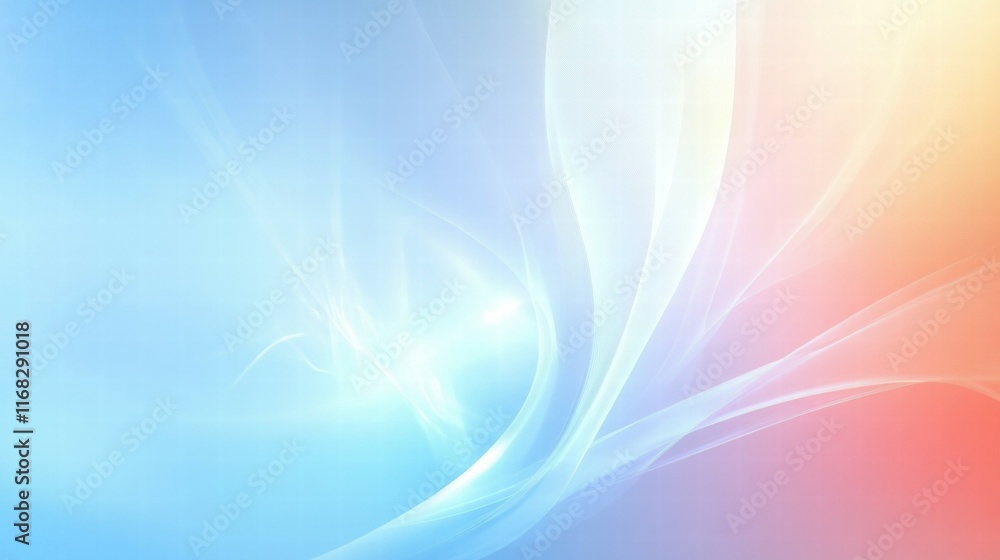 Aufkleber a soft gradient background blending blue and red hues, ideal for digital design.