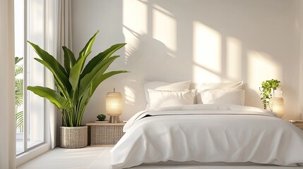 Bright and clean light background in white with a subtle beige gradient for added depth.