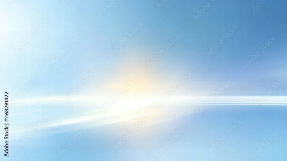 Poster A soft blue gradient background with a subtle light source, evoking calmness and serenity.