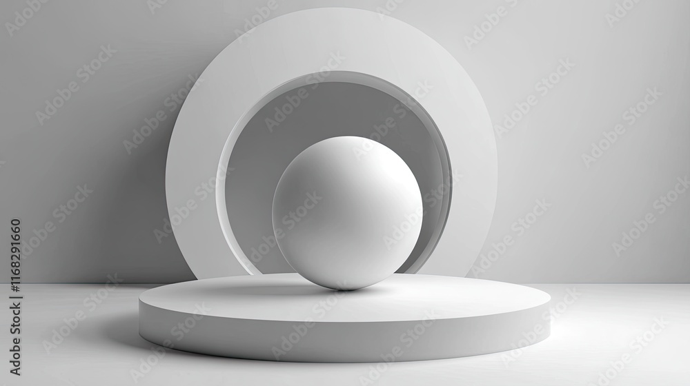 Poster cool light gray background with smooth shading and subtle gradients for a contemporary design.