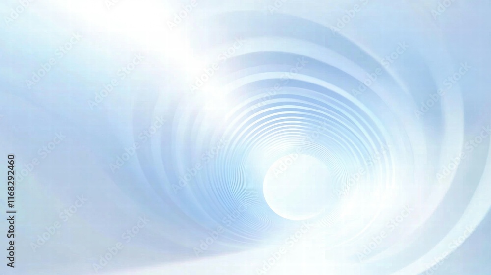 Poster abstract light swirl creating a calming, ethereal atmosphere.
