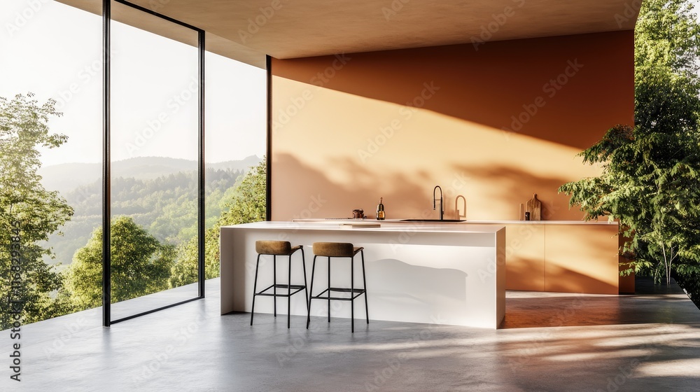 Poster gradient transitioning from warm rose to golden amber, blending seamlessly for an elegant and inviti