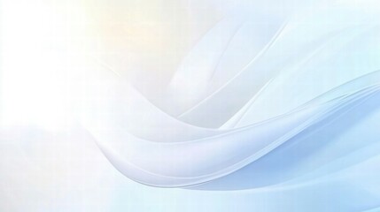 Obraz premium A soft, abstract background featuring flowing, light-colored waves.