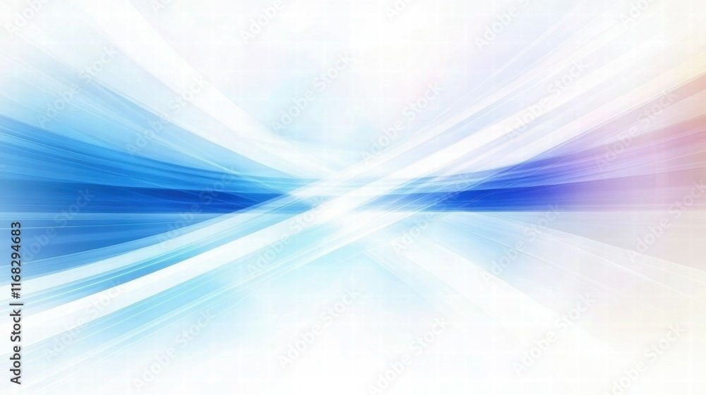 Aufkleber abstract blue and white background with smooth flowing lines, ideal for digital design.