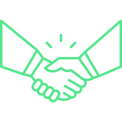 Partnership icon single vector illustration