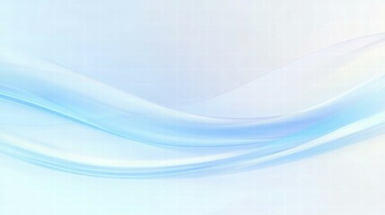 Obraz premium Soft blue abstract background with gentle waves, suitable for design and digital projects.