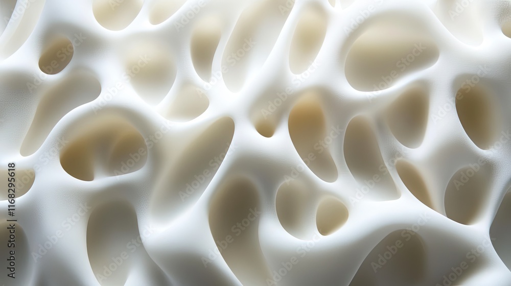Poster organic d wave patterns flowing seamlessly across a monochromatic gradient backdrop.