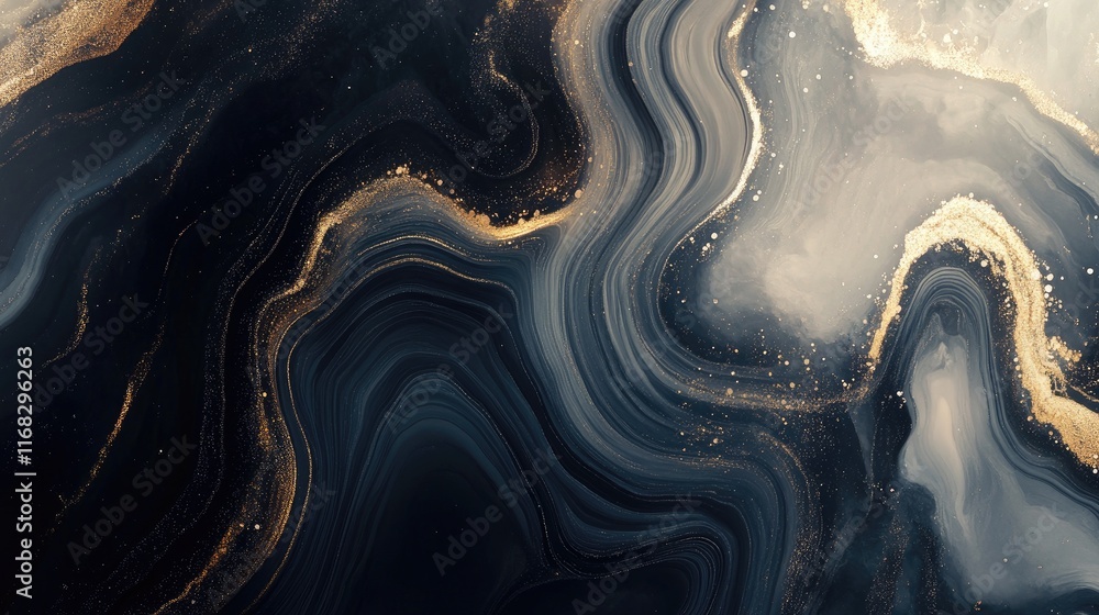 Poster rich onyx background with subtle gradients for a bold and clean appearance.