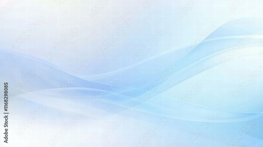 Aufkleber A soft blue abstract background featuring flowing wave patterns.