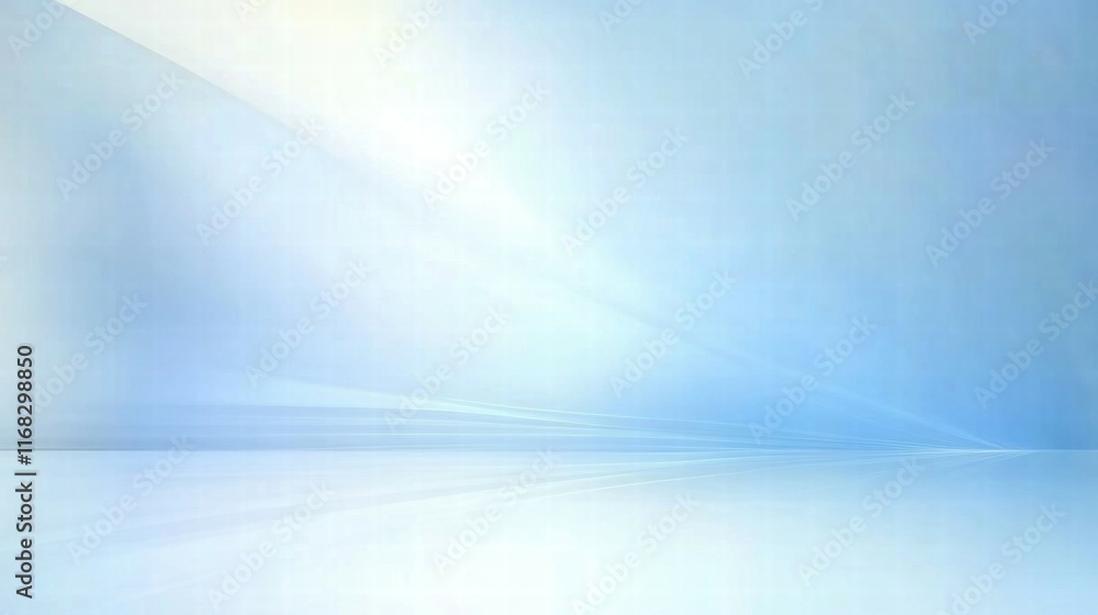 Poster a soft blue gradient background with light effects, ideal for digital design or presentations.