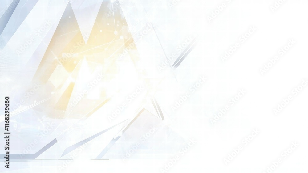 Aufkleber abstract geometric design with soft colors and light effects.