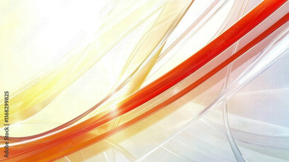 Aufkleber Abstract design with flowing lines and light, creating a vibrant, dynamic background.