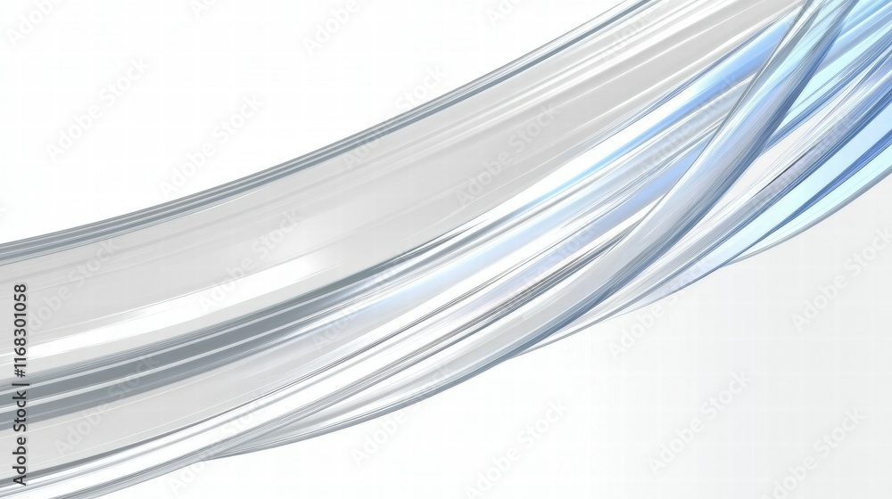 Poster Abstract flowing lines in soft hues creating a modern, minimalist background.
