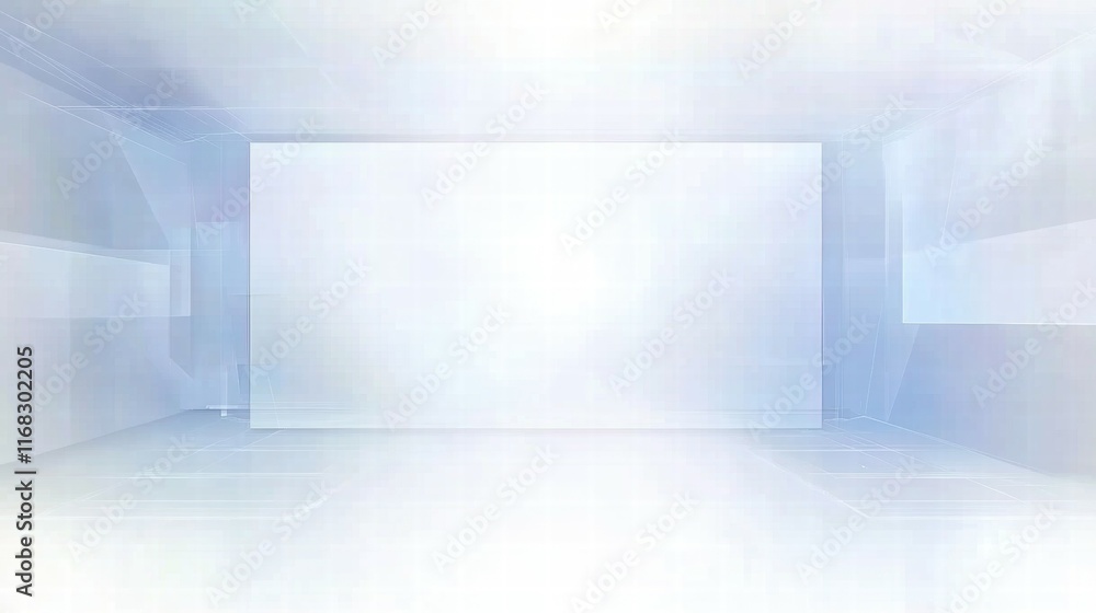 Poster a minimalist, abstract background with a soft glow, suitable for presentations or digital content.