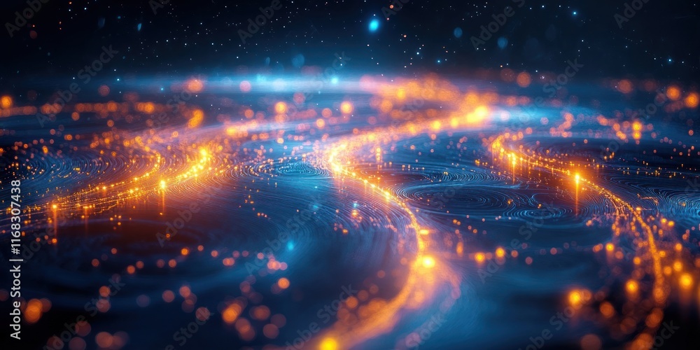 Poster global network connectivity and data exchange in digital cyberspace