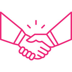 Partnership icon single vector illustration