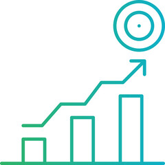 Successful Investment icon single vector illustration