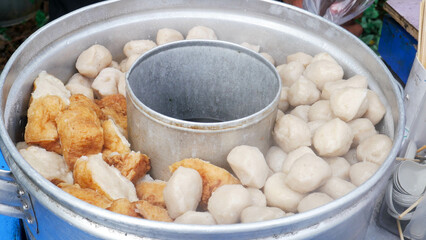 cilok steamed traditional Indonesian food