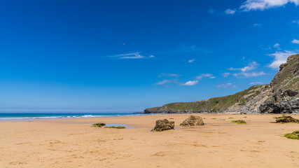 Watergate Bay near Newquay, Cornwall, England, UK