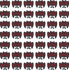 A cartoonish collection of animals that resemble bats or small winged creatures.