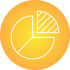 Share Market Analysis icon single vector illustration