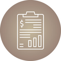 Marketing Budget icon single vector illustration