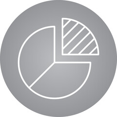 Share Market Analysis icon single vector illustration