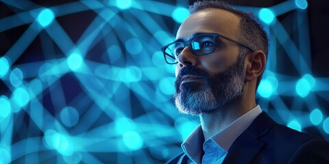 Creative transformation expert showcasing futuristic solutions to enhance enterprise efficiency