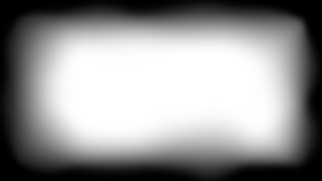 Transparent background vignette edges (haze-like shape)