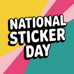 national sticker day