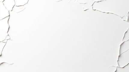 A textured white background with torn paper edges.