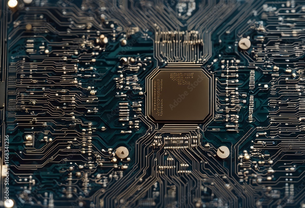 Poster circuit chip engineering computer tech board desi processor motherboard background