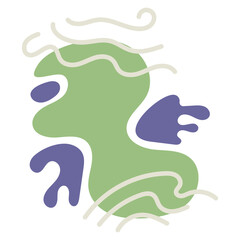 Hand Drawn Organic Shape