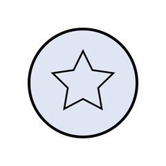 Popular Icon. Review, Feedback. Star Emblem. Satisfy Symbol.