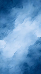 Obraz premium Abstract blue smoke swirls background, design element, website banner.